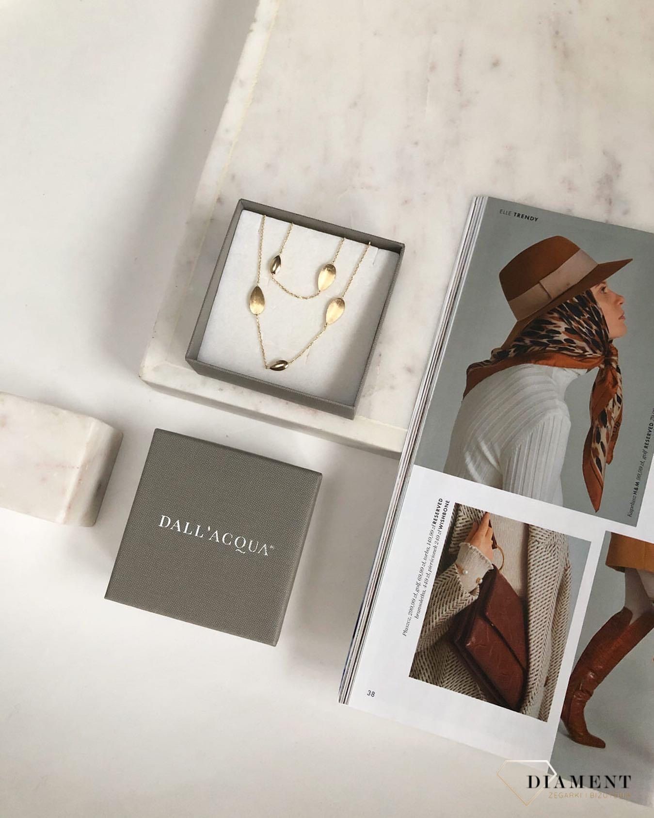 Bransoleta srebrna pozł. gwiazdki Dall'Acqua B RM 21092 (2).JPG